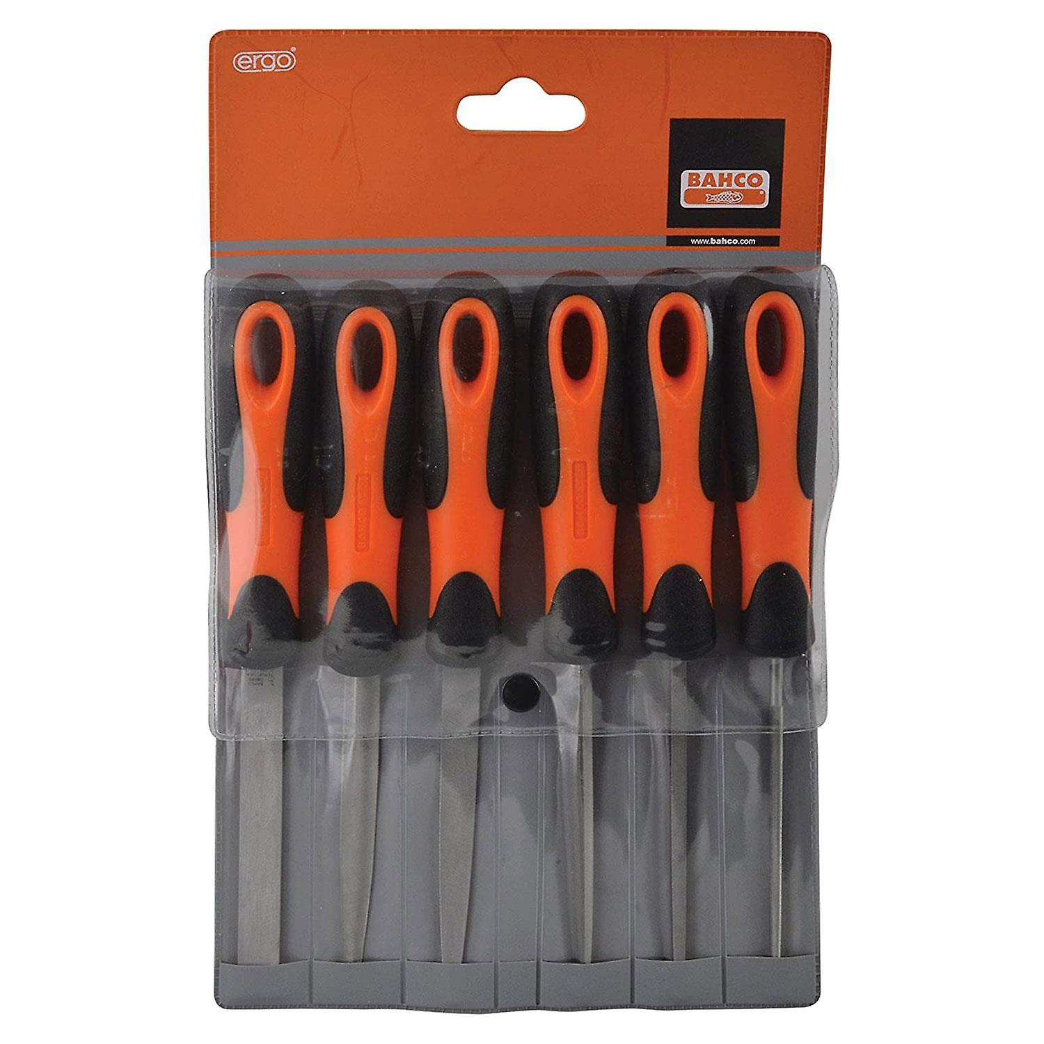 BAHCO 1-476-04-3-2 KEY FILE SET 4IN 6PC