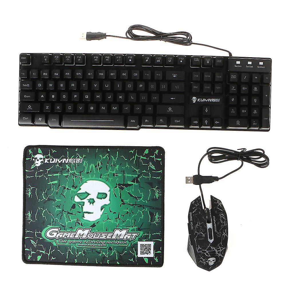 Gaming Keyboard And Mouse Combo Ultra-compact Rainbow Rgb Backlit Keyboard