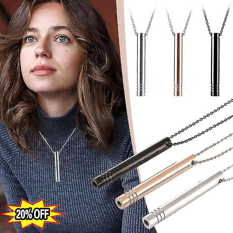 שרשרת נשימה להפסיק לעשן שרשרת משכך חרדה נשימה עבור מתנת חג המולד