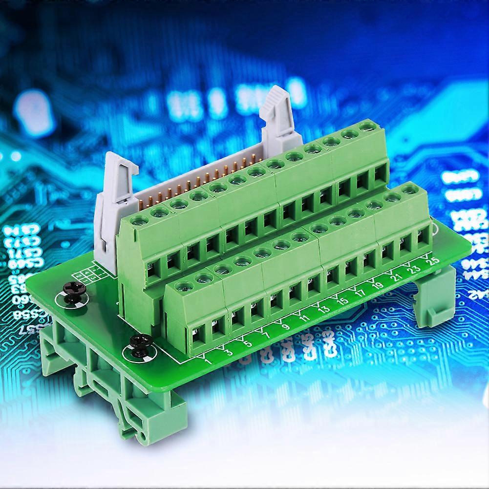 IDC26P 26-Pin 5mm Pitch DIN Rail Mount Interface Module