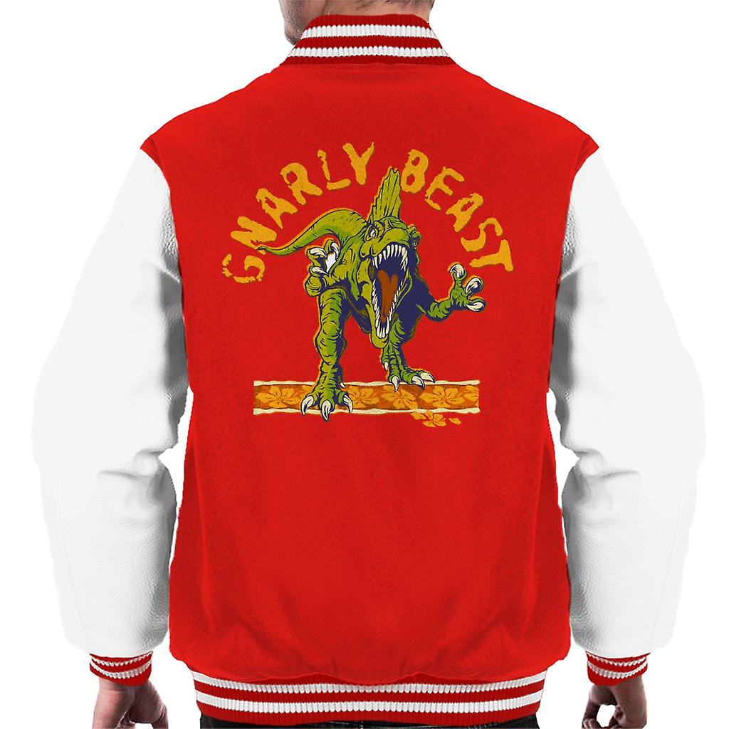 Jurassic Park Gnarly Beast Men's Varsity Jacket