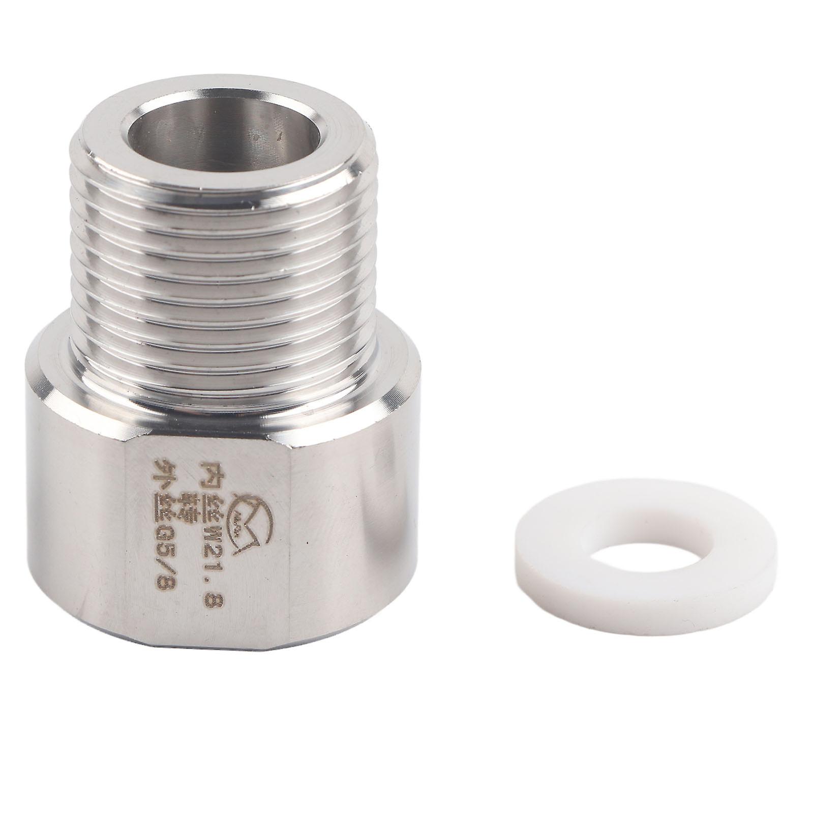 CO2 Regulator Adapter Cylinder Connector Converter for Aquarium Fish Tank (W21.8 to G5/8)