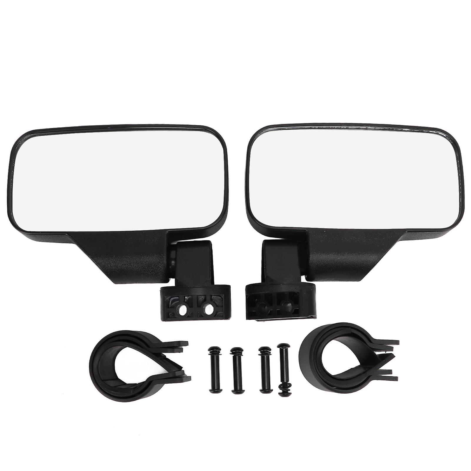 2PCS UTV ATV Side Rearview Mirrors Adjustable Fit for Polaris RZR All Year Models Except 170