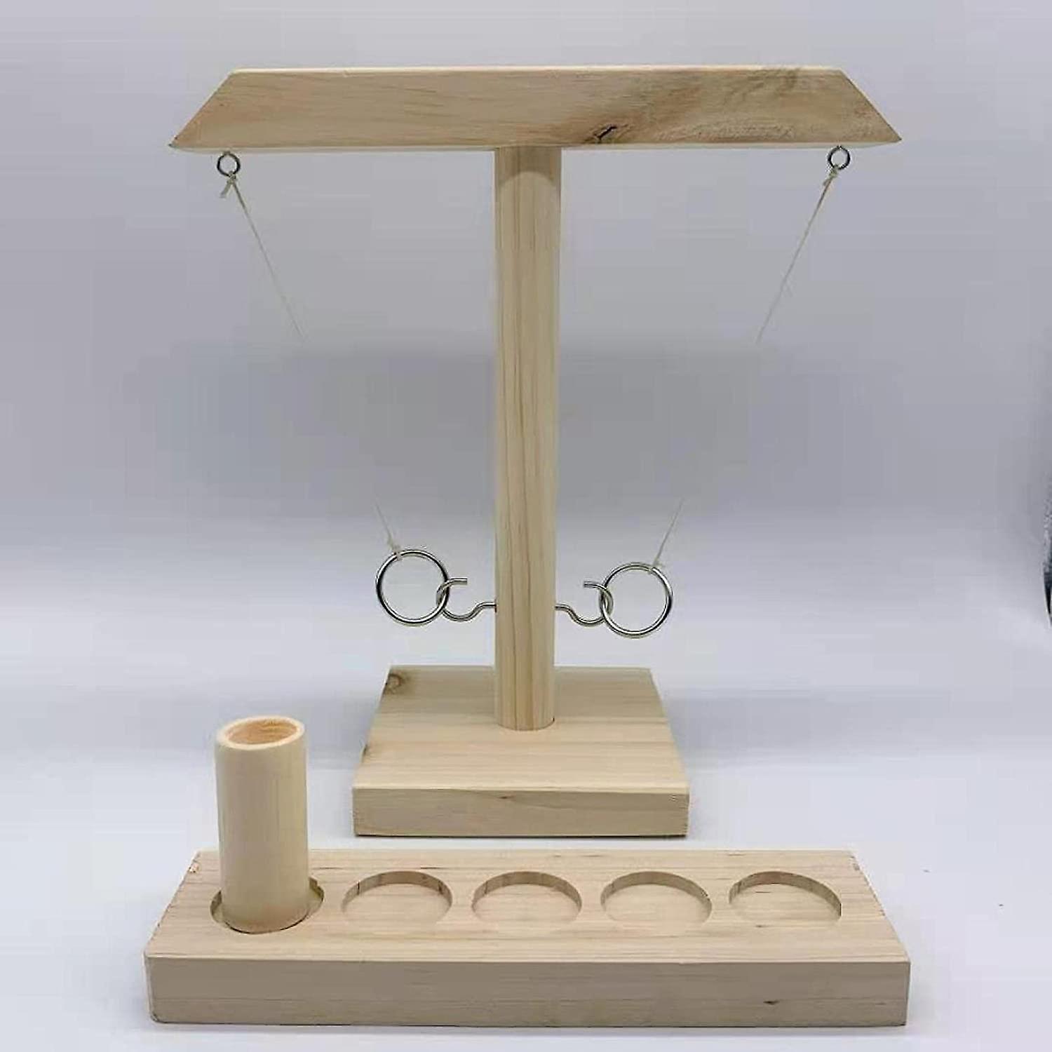 Ring Toss Games Handheld Board with Shot Ladder Bundle G