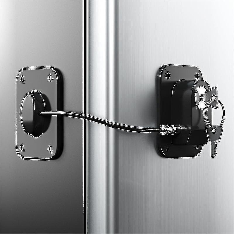 Refrigerator Lock, Fridge Lock With Silicone Wire Protection Fridge Locks Tw