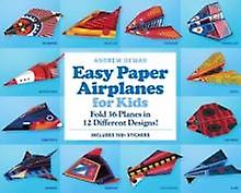 Easy Paper Airplanes For Kids Kit by Andrew Dewar Paperback Book
