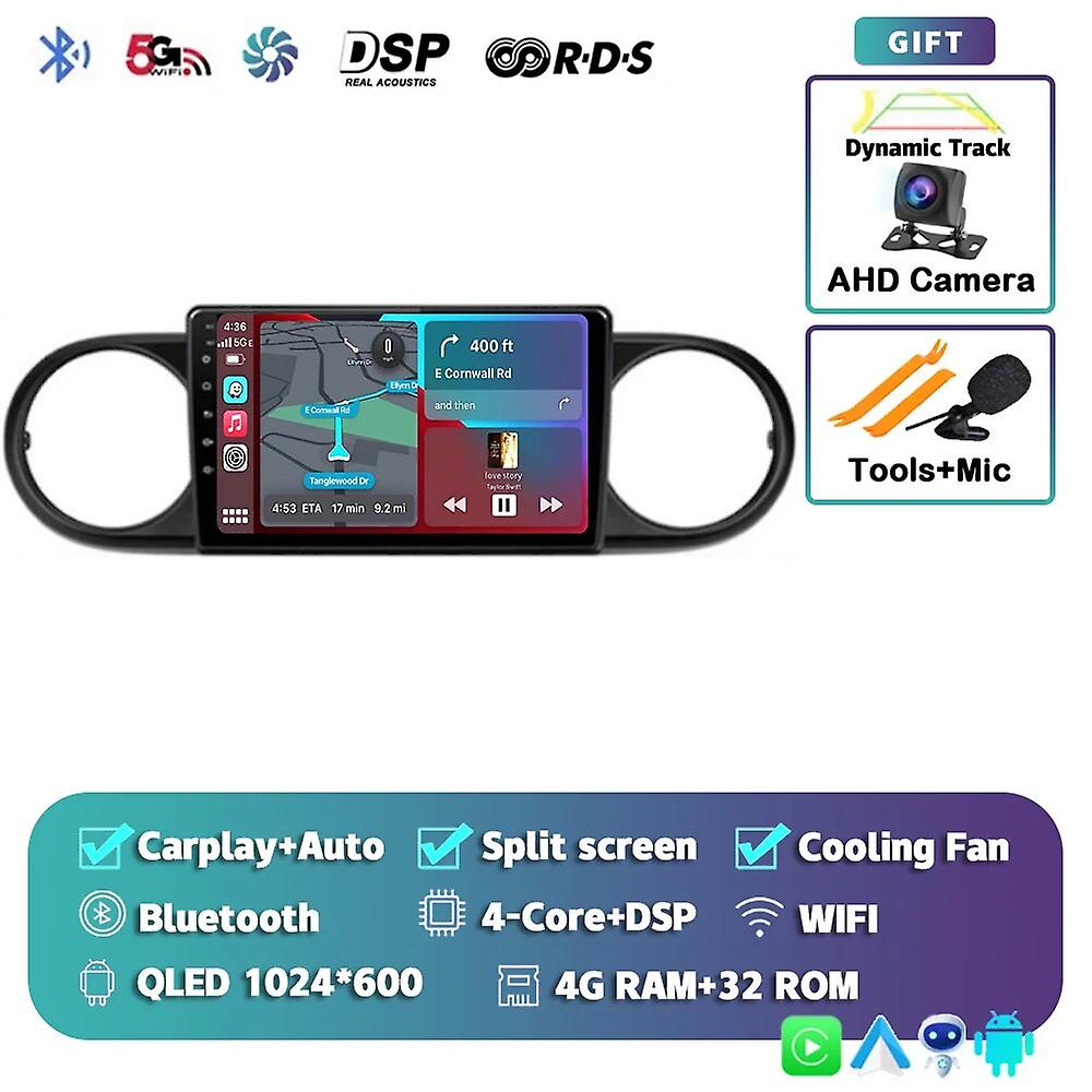 Android 13 Carplay Auto Car Radio For Toyota Corolla Rumion Tacoma Multimedia Player Gps Stereo Navigation Wifi+4g Head Unit Dsp