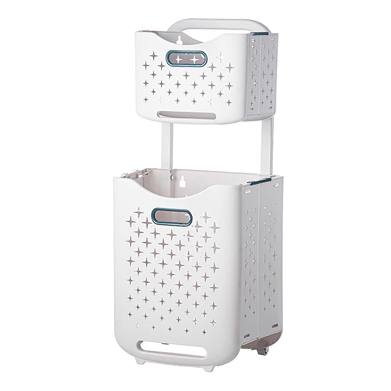 Cesto Della Biancheria Pieghevole Portatile Pieghevole Cesto Della Biancheria Vestiti Organizer Cesto Per La Casa Hotel Mare Blu Combinazione