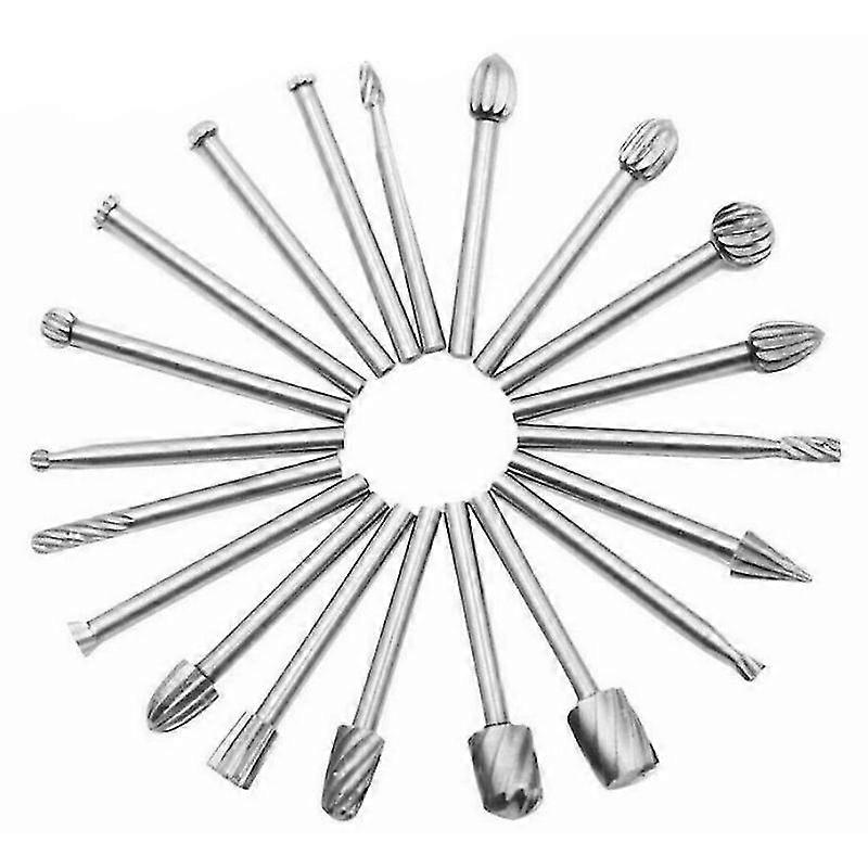 Rotary Cutters - 20pcs Milling Bits Wood Cutter Woodworking Routing Tool With 3mm Shank For Rotary Tool Accessories For Diy Carpentry, Engraving