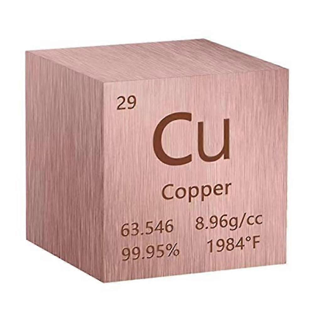 1inch (about 2.5cm Metal,high Density Elements-cube Pure Metal,used In Elements Series Laboratory Experiment Materials,b