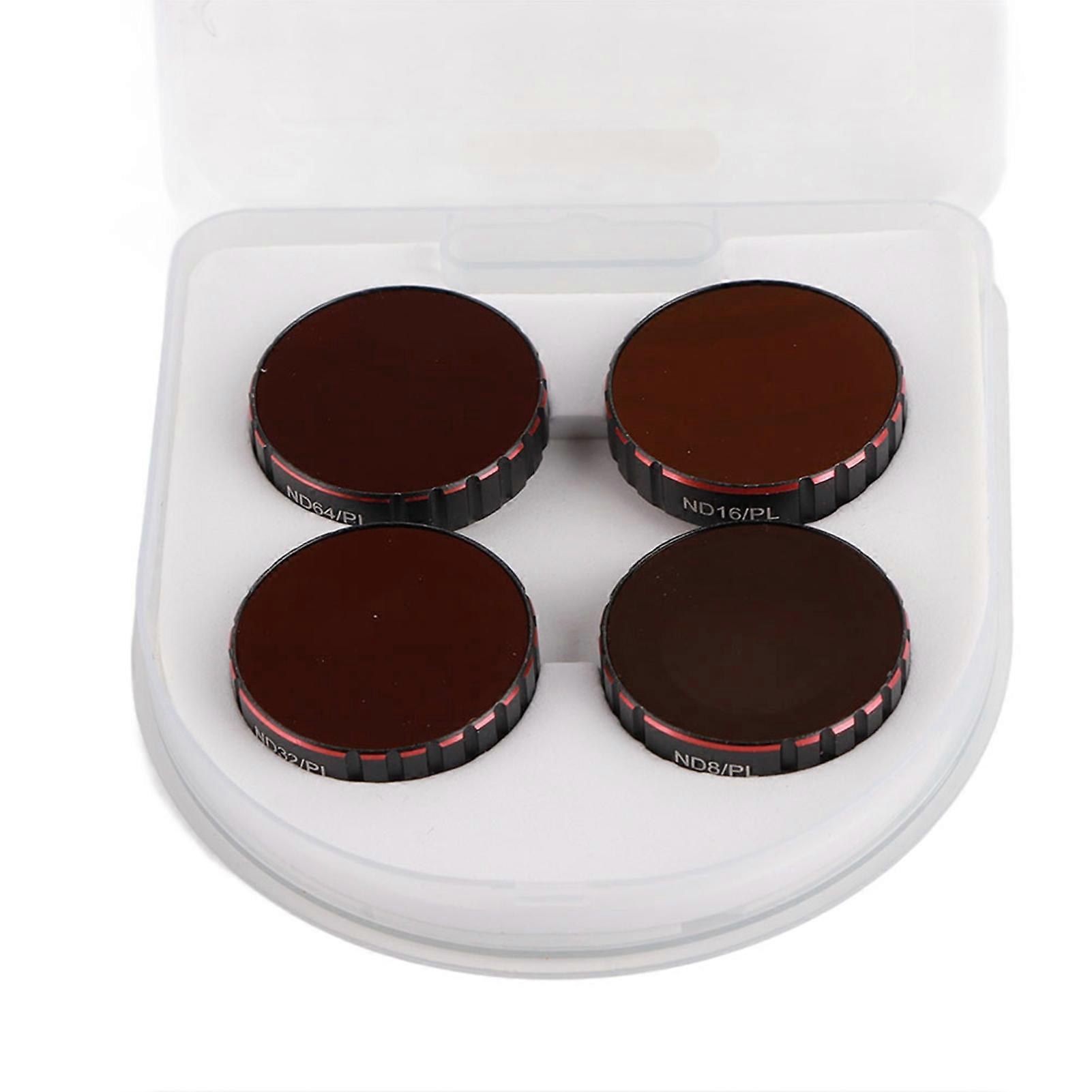 4 Pcs Camera Lens Filter Kit for DJI Osmo Action 8PL / 16PL / 32PL / 64PL NO.9096