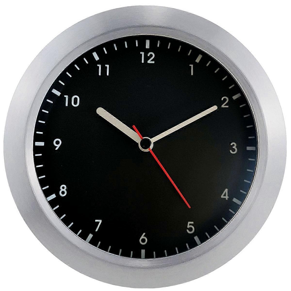 Washroom Kitchen Clock Clock Waterproof Bathroom Clock LCD Digital Display Clock Detector No Punching Clock White