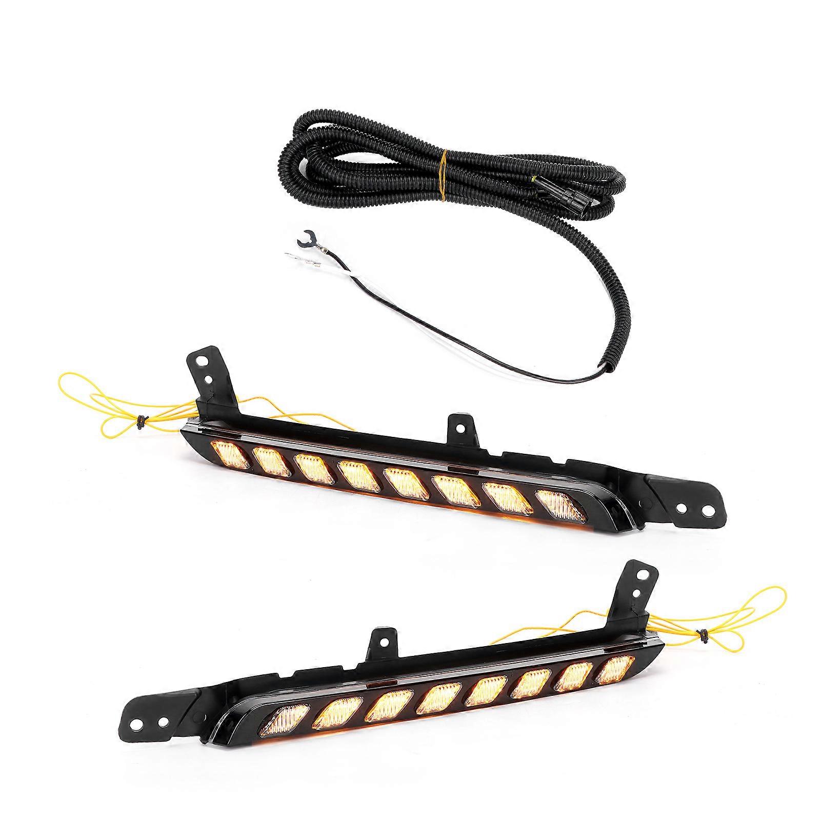 LED Daytime Running Light Front Left Right Turn Signal Lamp Replacement for Hilux Revo 2020?2022