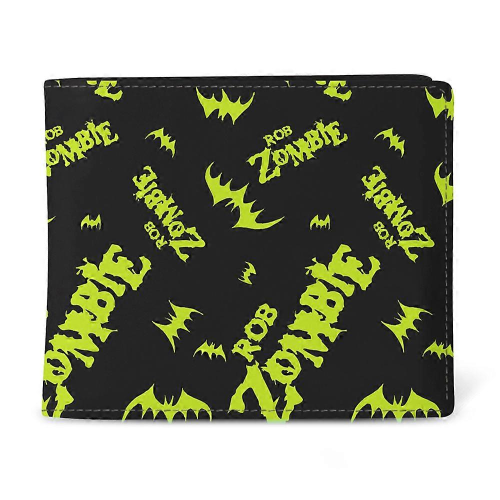 Rob Zombie Bats Logo Bifold Wallet