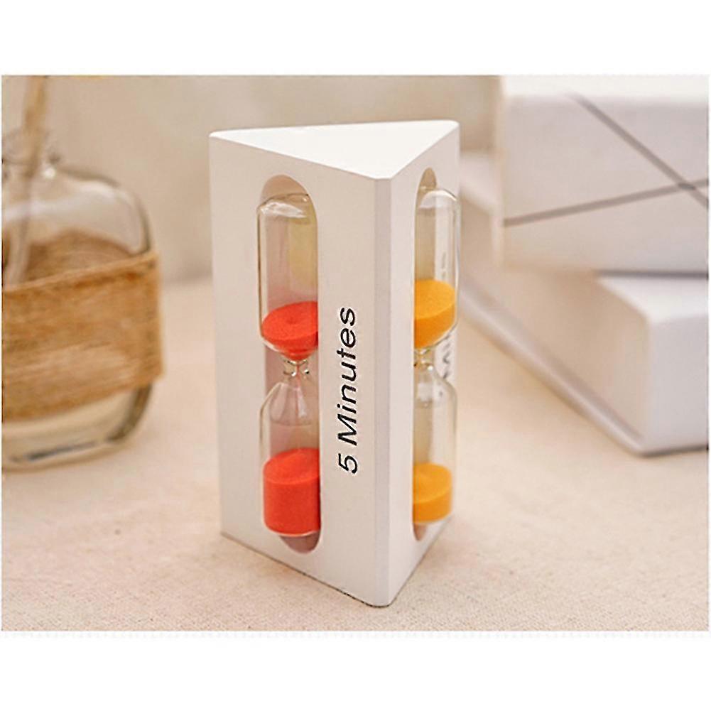 3/5/7 minut Timglas Barn Hantverksklocka Hem Trä Timglas Timer