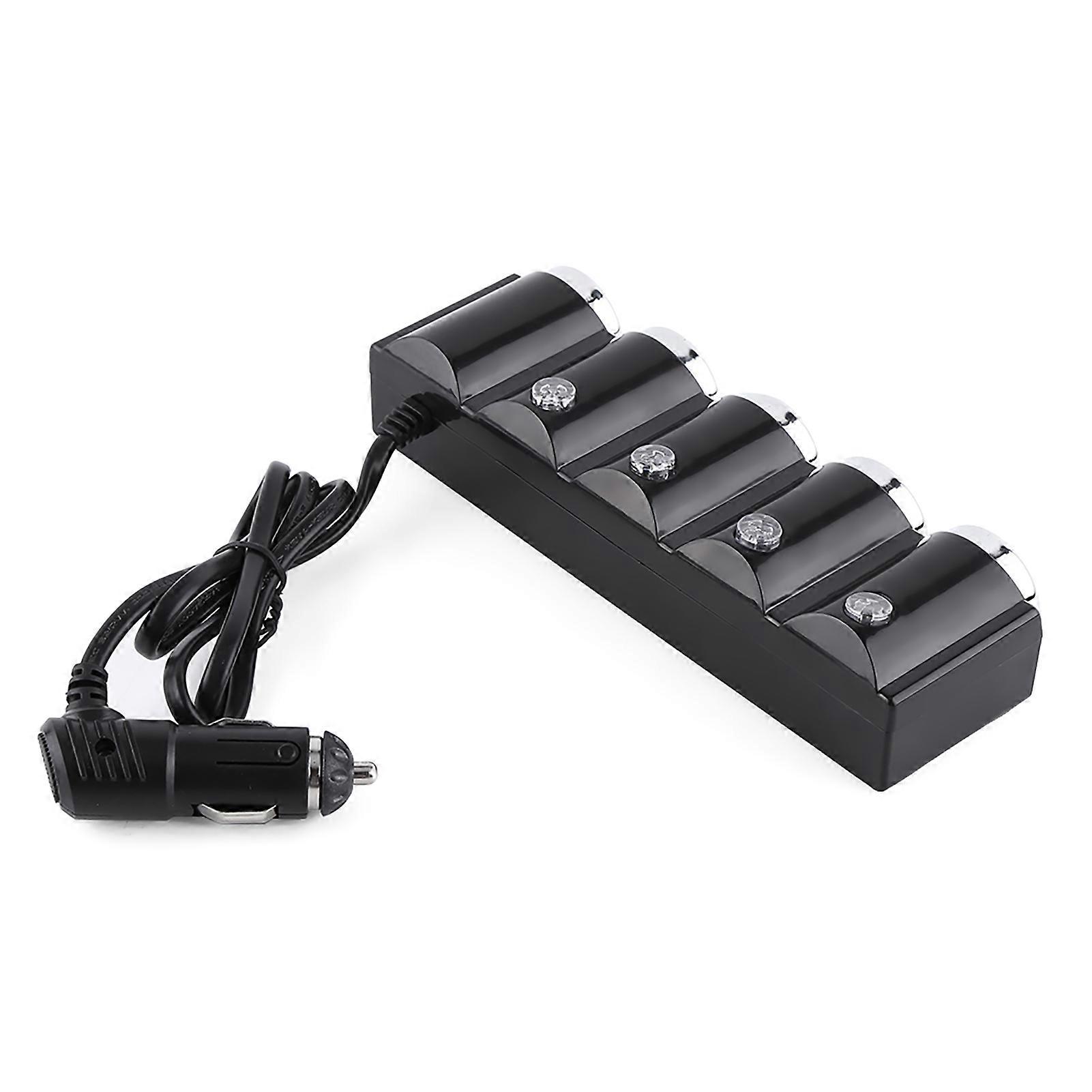 4 way 12v cigarette lighter adapter Gadpow 1 to Car Splitter Adapter,12V/24V 4-Way Splitter, 12 inch Extension Cord Cable 16AWG with 15A Fuse USB output voltage /current RPPSP211USB 4-way 12-volt And USB