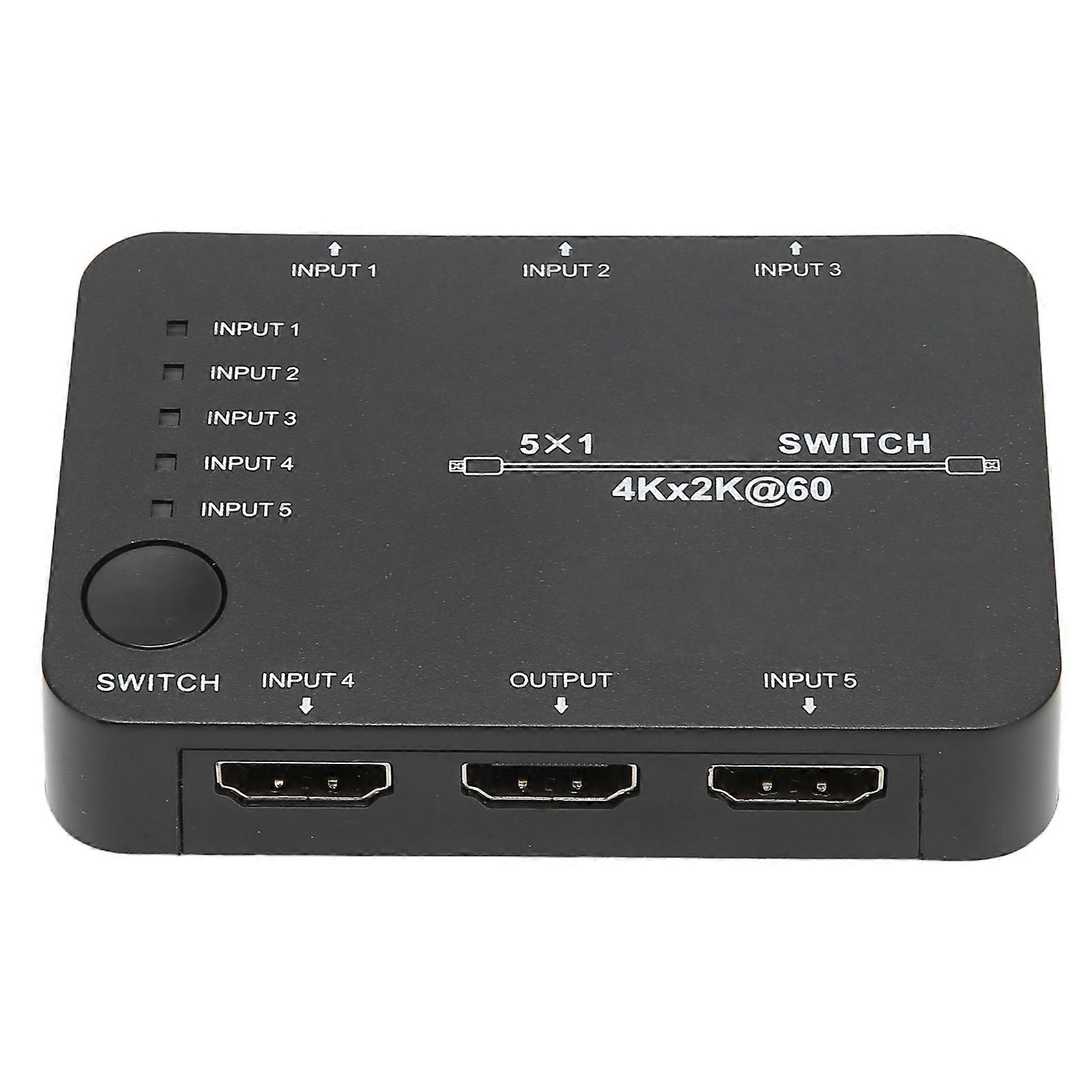 5 σε 1 έξω 4K2K 60Hz HD βίντεο μεταγωγέα πολυμέσων διεπαφή βίντεο προσαρμογέα μετάδοσης HD πραγματικού χρόνου