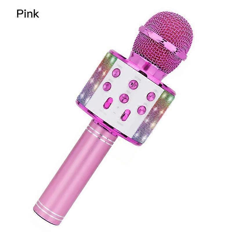 Microphone for Kids Wireless Microphone with Dancing LED Lights, Kids Microphone Machine