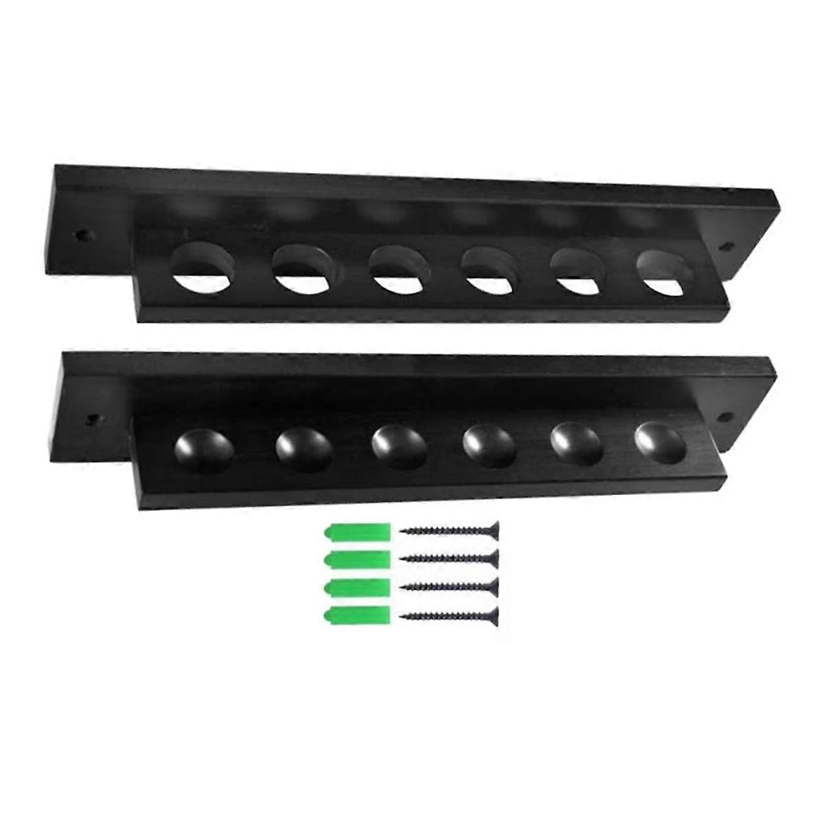 Pool Stick Holder Stand- Billiards Pool Cue Rack Wooden Holds Pool Table Accessories for Game Room