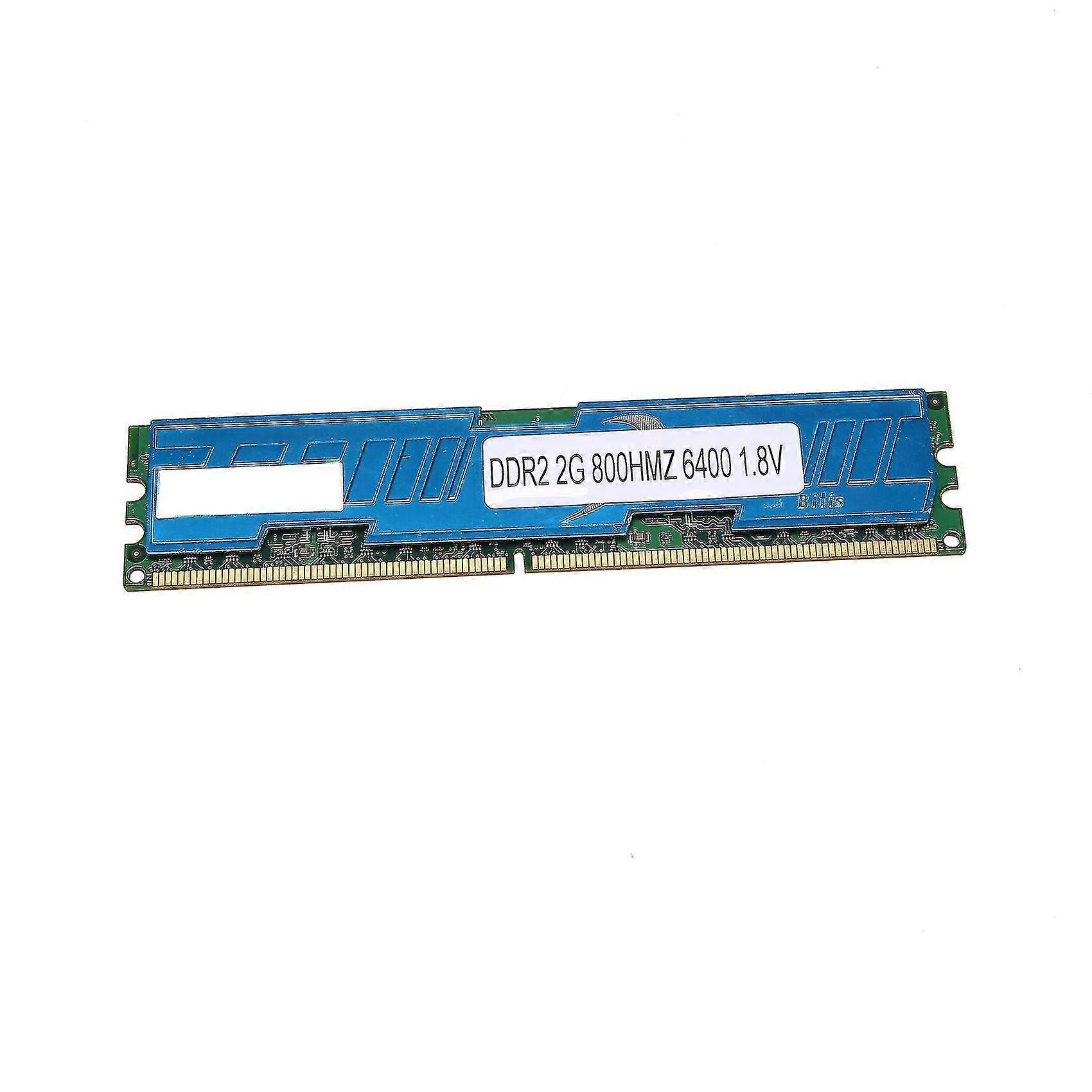 2gb ddr2 ram memory 800mhz 1.8v compatible with intel amd desktop memory ram(a) blue