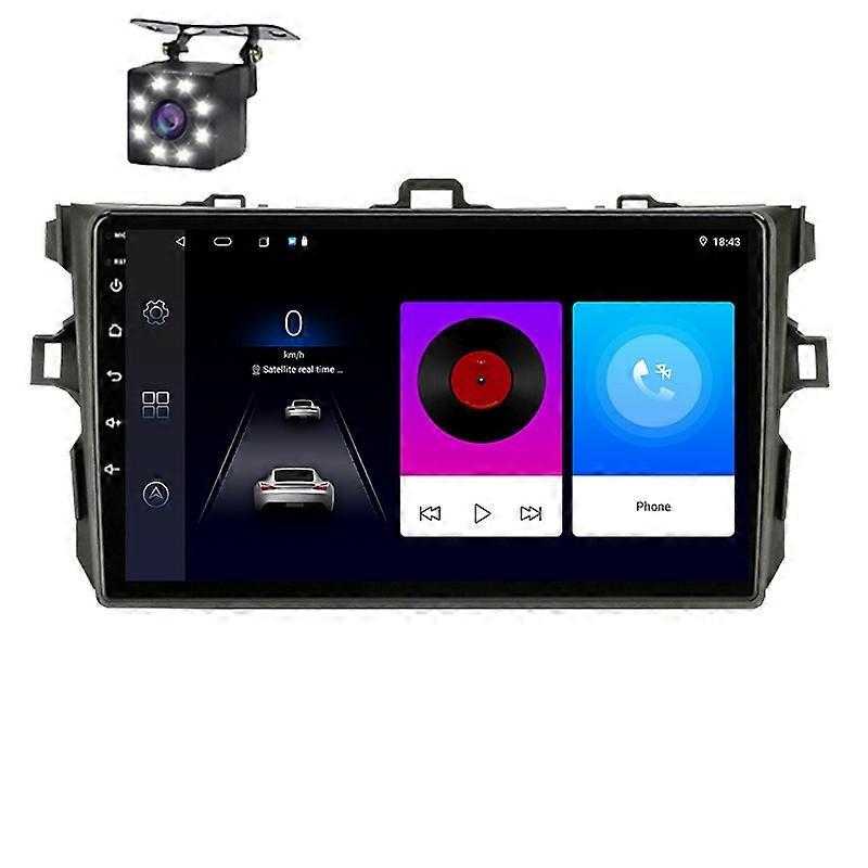 Car Radio Android 14 For Toyota Corolla E140/150 2007-2013 Auto Multimedia Player Stereo