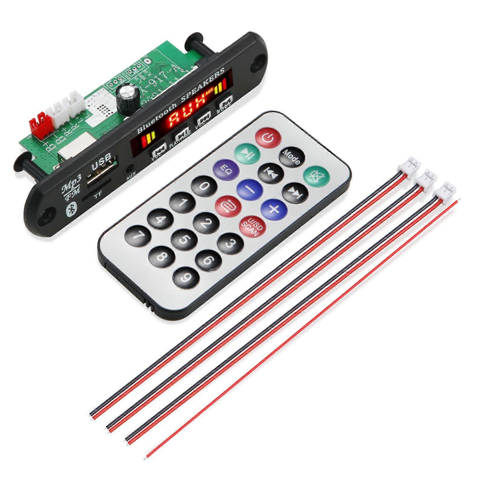 JX-917BT MP3 Decode Board DC 6V-18V Amplifier USB Recording Lossless Module
