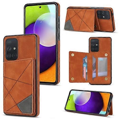 For Samsung Galaxy A51 4G Line Card Holder Phone Case