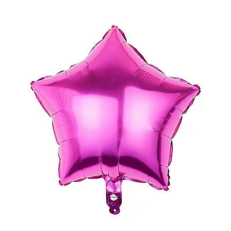 Balão circular coração-dado forma do filme de alumínio do pentagrama de 18 polegadas, forma monocromática do balão da folha de alumínio da placa clara