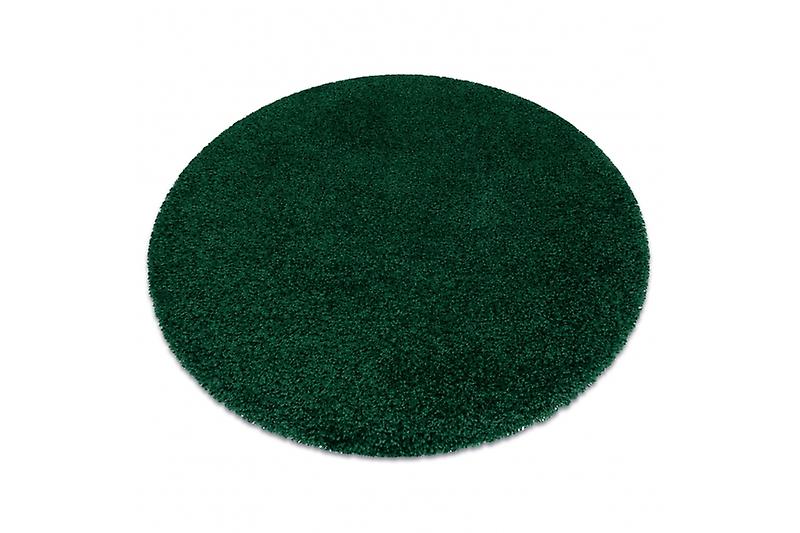 Carpet SOFFI circle shaggy 5cm bottle green