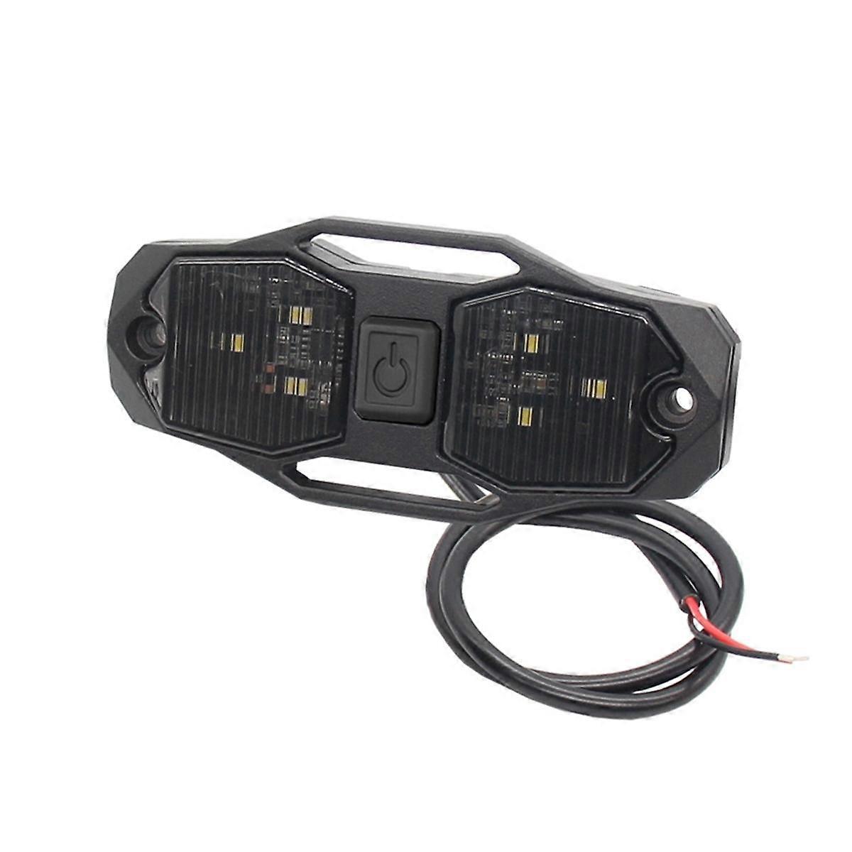 Roll Bar Mount LED Dome Light Rock Light with Switch Universal for -RZR UTV ATV Replace Car Accesso