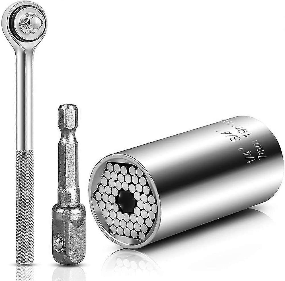 Universal Socket Wrench 7-19mm. High Quality Chrome Vanadium. Multifunctional