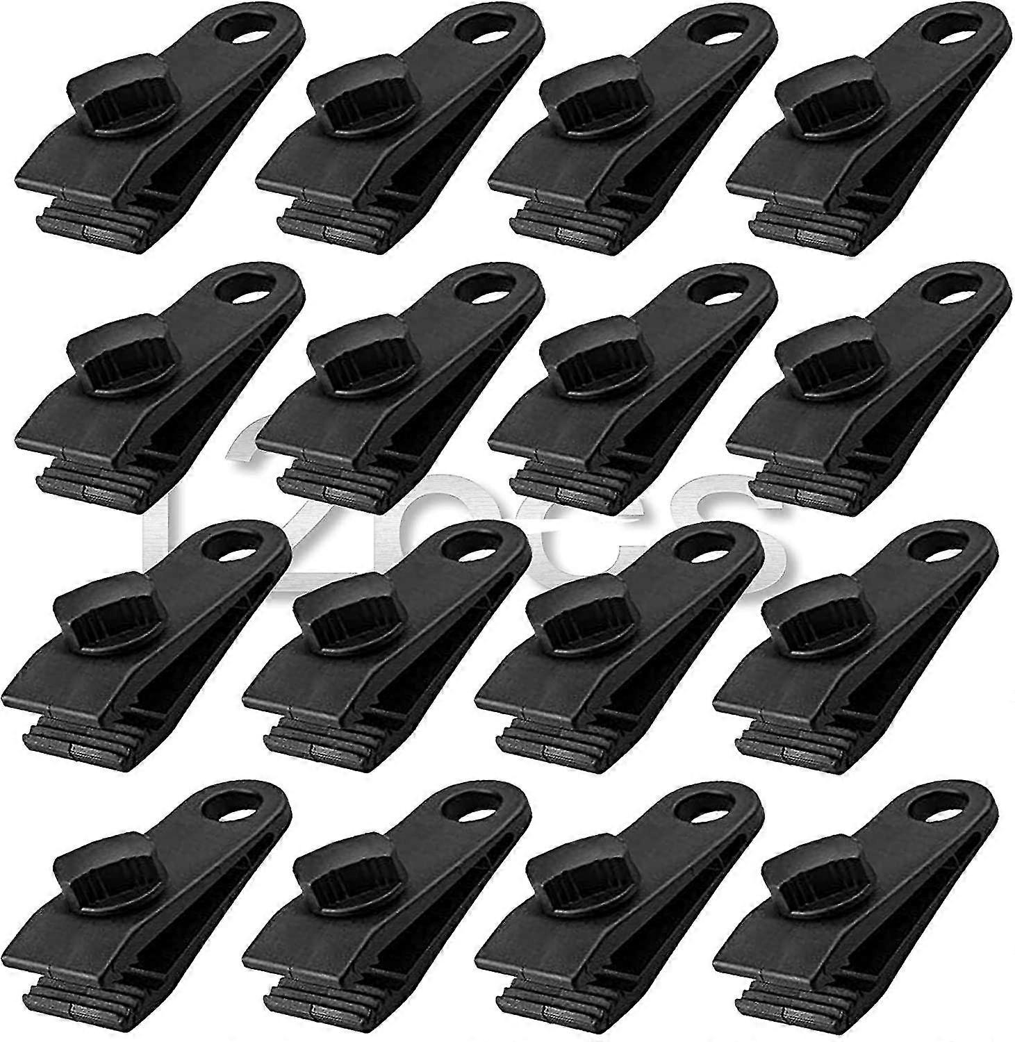 12 Pieces Tarpaulin Clips Multifunctional Tarpaulin Clips Awning Clamp For Outdoor Tent Camping Awning