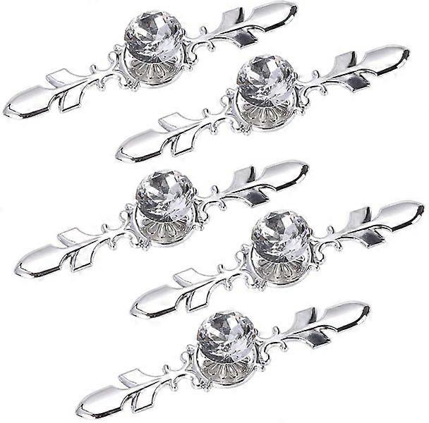 Crystal Knobs Drawer Round Pull Handle Cupboard Cabinet Wardrobe Dresse