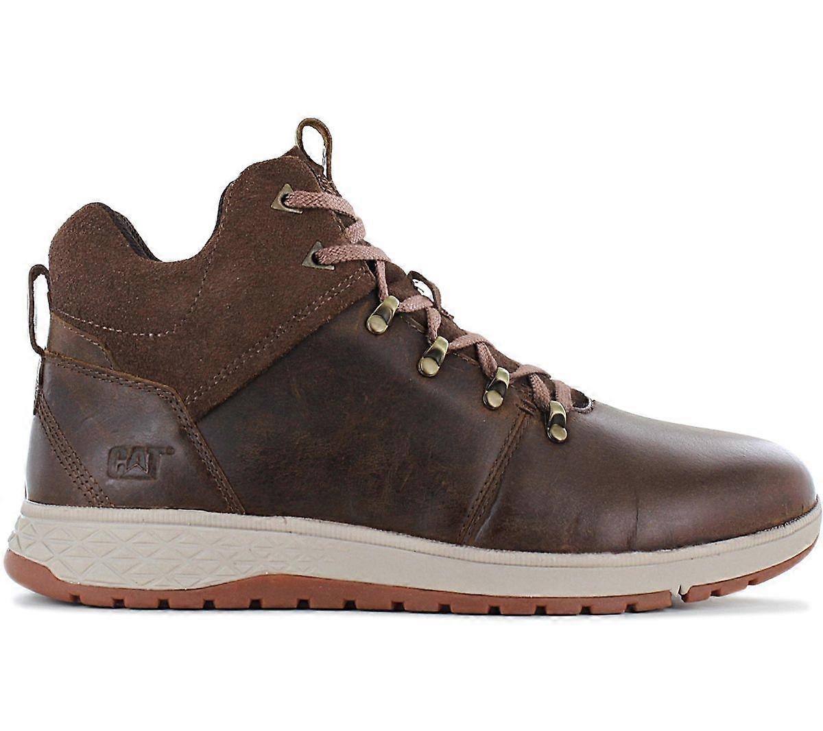 CAT Caterpillar ZEKE Hiker - Zapatos Hombre Sneaker Botas Cuero Marrón P725428