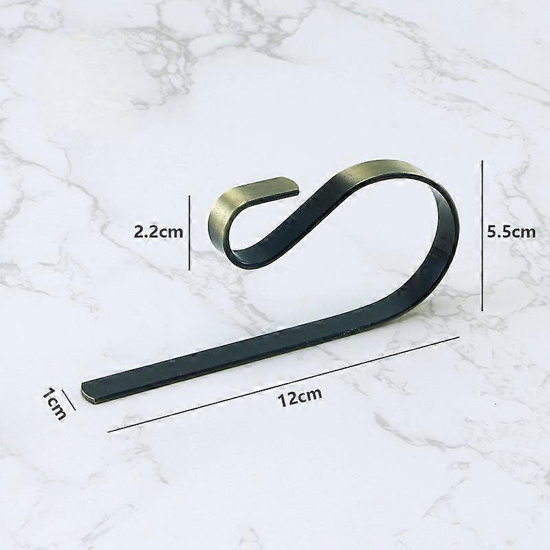 5Pcs/set Fireplace Hooks, Festive Metal Decorations, Multi-purpose Christmas Stocking Hooks