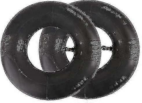 2 Pack 4.10/3.50-4" Inner Tubes Compatible With Hand Cart, Transport Cart, Garden Cart, Lawn Mower - Replacement Compatible With 4.10-4