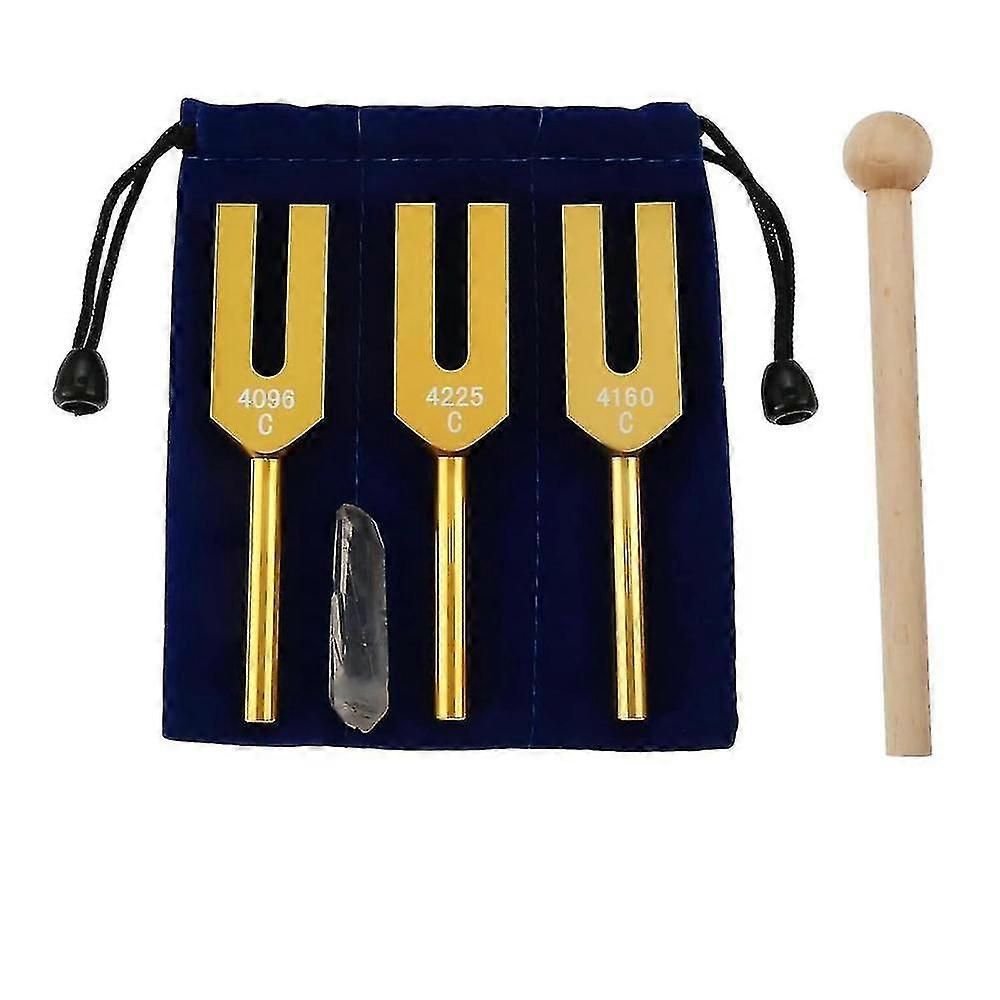 Tuning Forks Set 4096 Hz 4160 Hz 4225 Hz For Sound Healing, Musical Instrument, Sound Vibration Tools, A