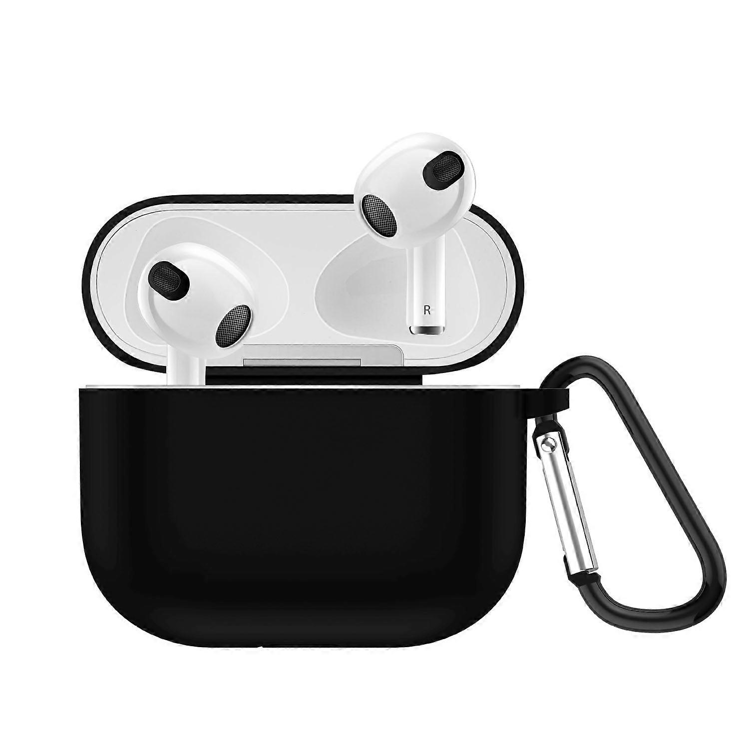 Black headphone protector for Apple AirPods 3