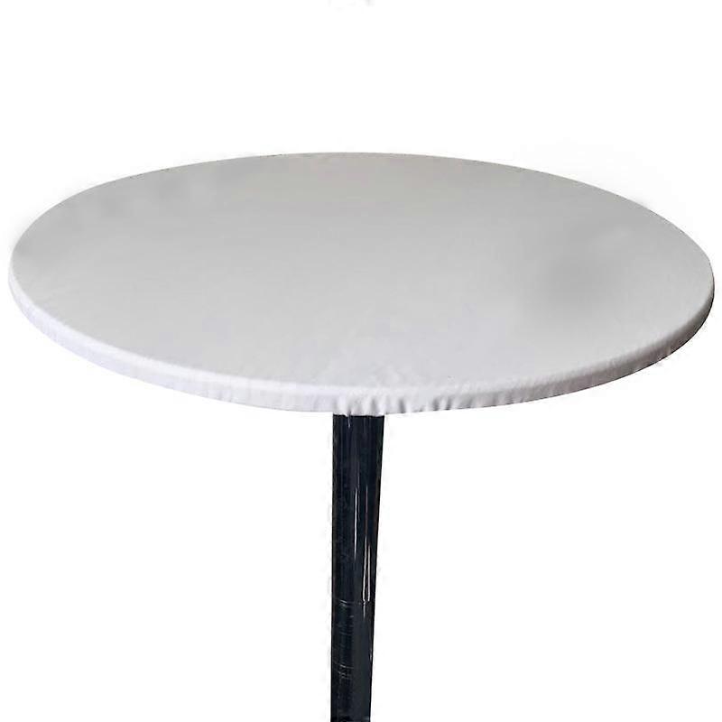 Round 60-130cm Waterproof Fitted Tablecloth Table Cover Elastic Protector