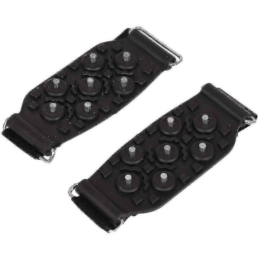 Halkskyddsgrepp Snöisskor greppar vinterstövlar Metallremspikar Cleat Studs