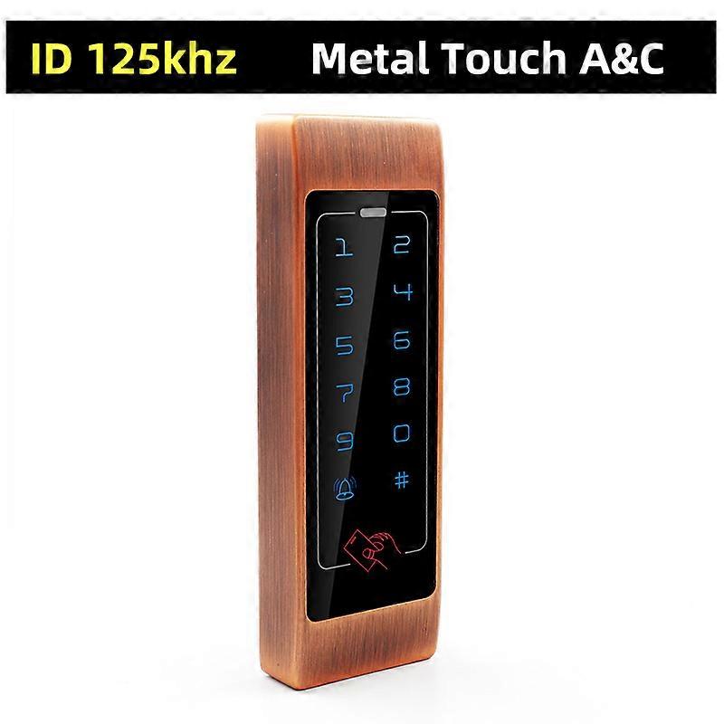 メタルタッチアクセス制御システムRFIDキーパッド電動ドアロック磁気コントローラーID 125khz IC 13.56mhz