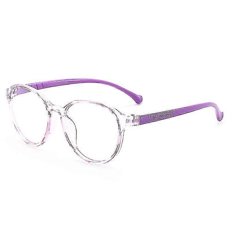 Blue Light Blocking Frame Glasses For Kids, Purple, 127mm