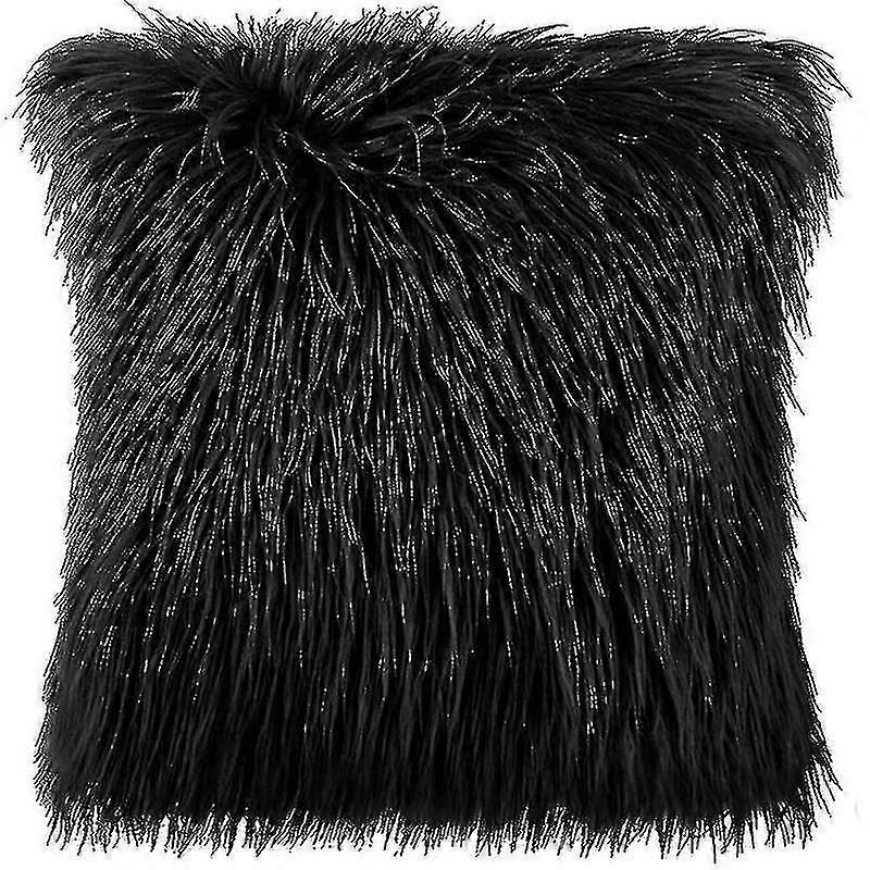 Taies d’oreiller Faux Fur Set De 2