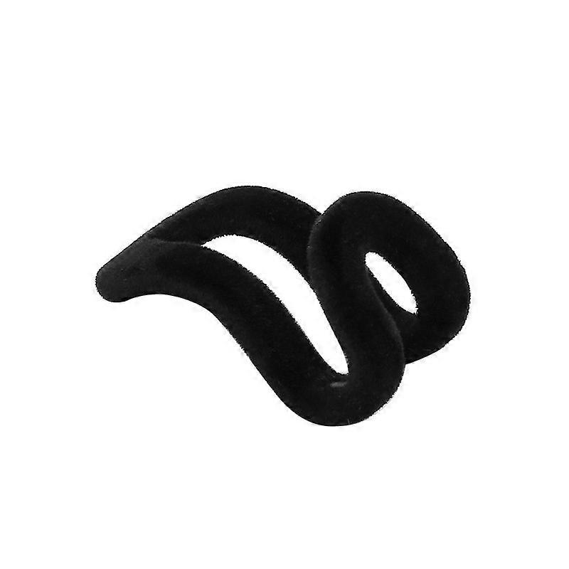 Hanging Hooks Wardrobe Accessories Hanging Connector Log Hook and Clipblack-10pcs