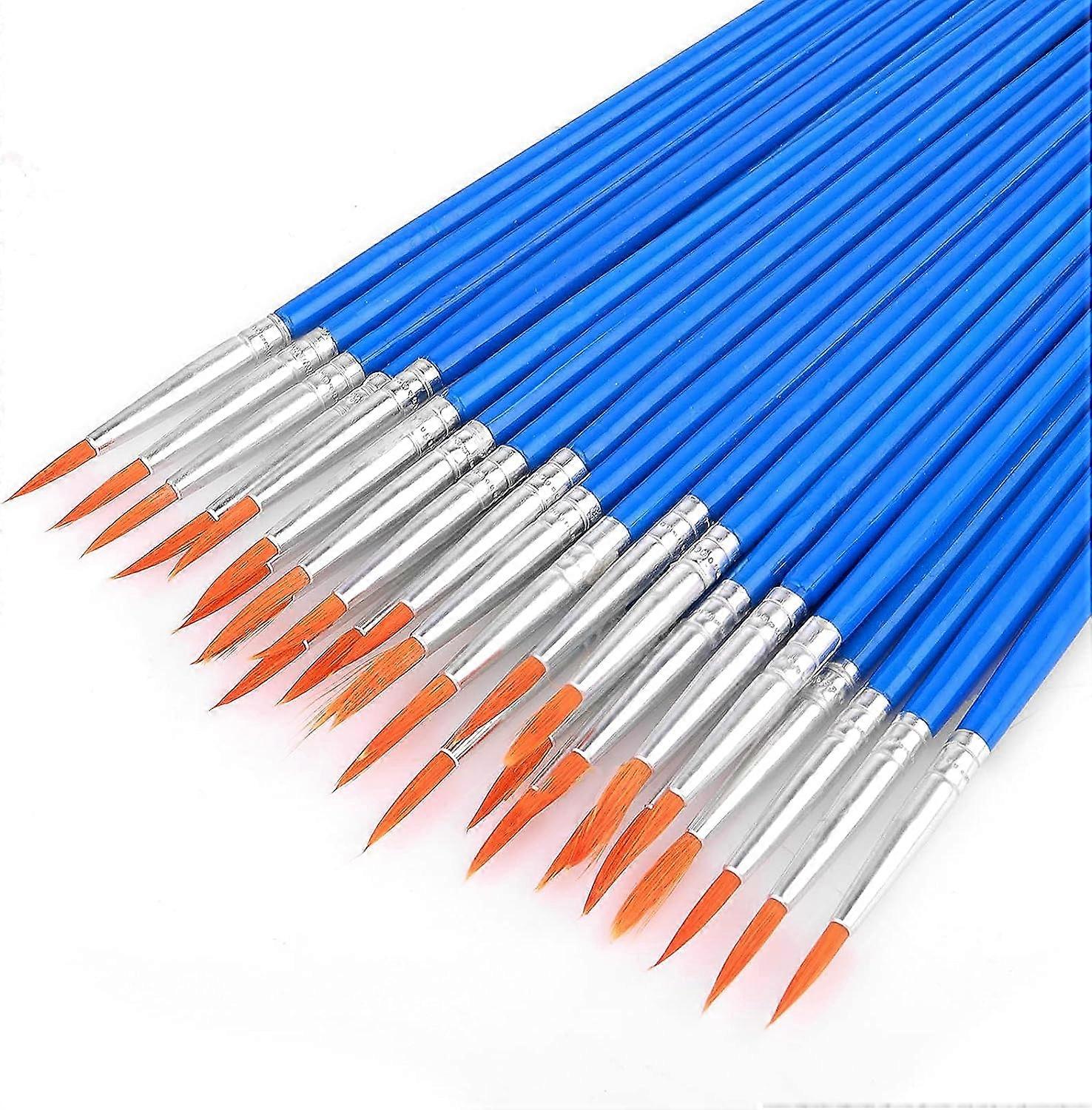 KXJ-25pcs spitzer gelber Haar-Ölmalstift