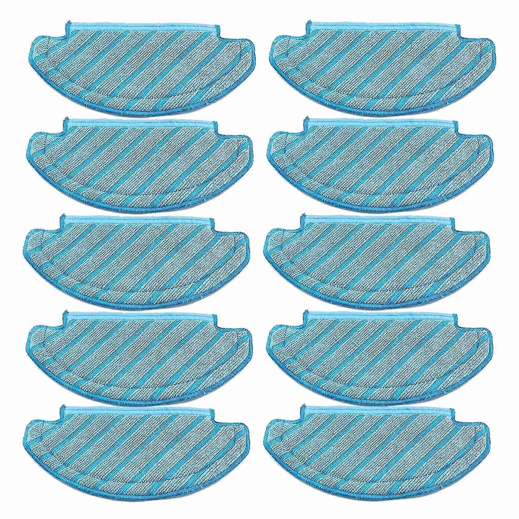 10pcs Mop Cloths Cleaning Pads Compatible With Ecovacs Deebot Ozmo T8