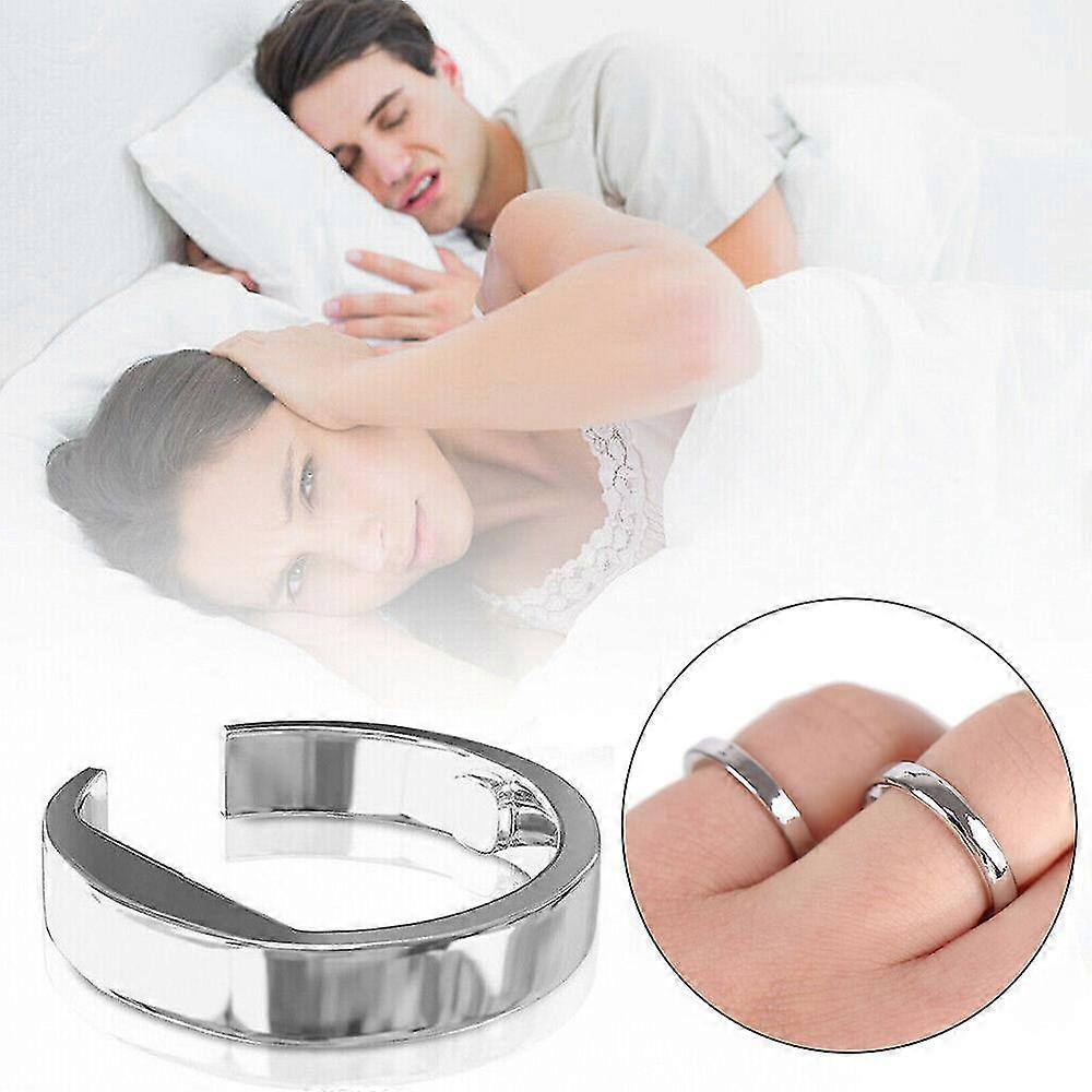 3 Sizes Stop Snoring Open Ring Anti Snore Stopper Acupressure Sleep Aid
