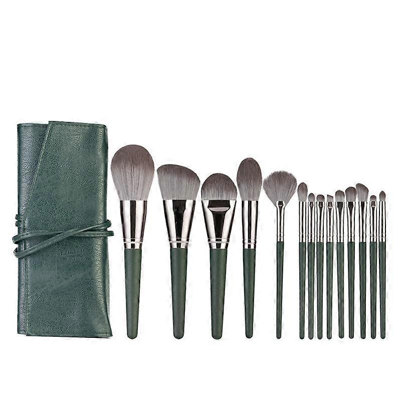 14Pcs Makeup Brush Set With Case Bag for Eye Shadows Cosmetics Brushes Kit