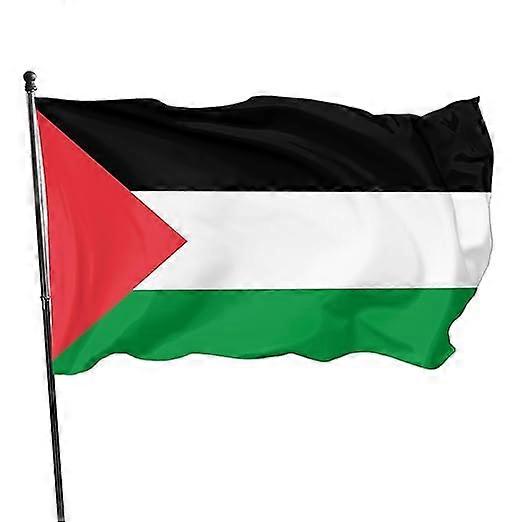 Flags Palestine Flag with Brass Grommets - Large 3x5 Ft Palestinian National Flags, Palestinian Flags with Double Stitched