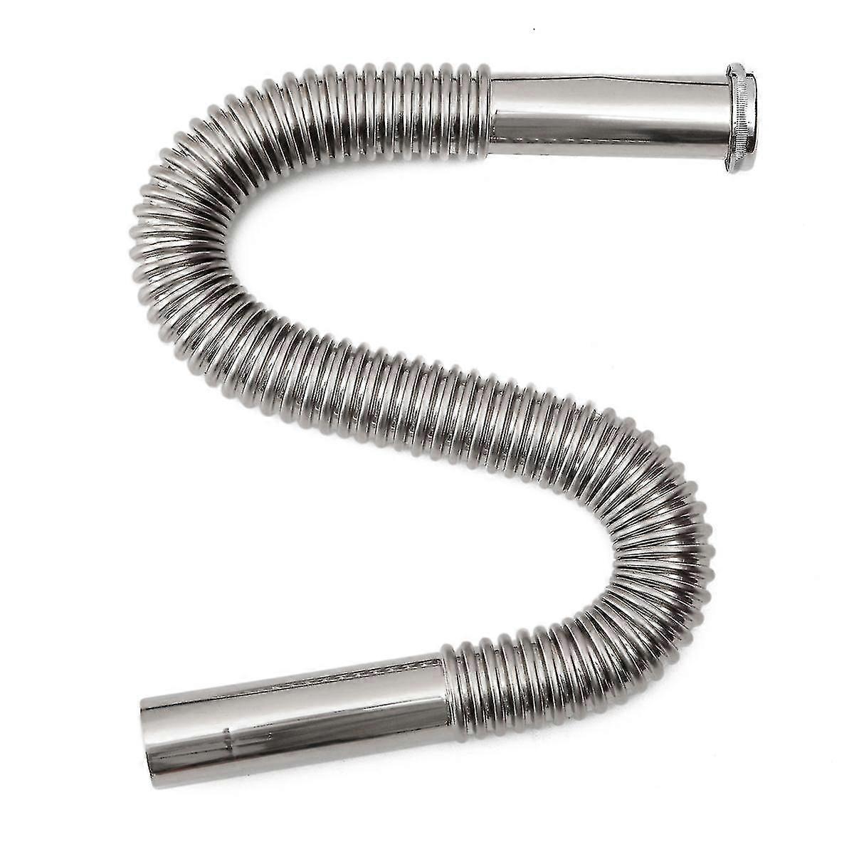 Stainless Steel Flexible Siphon, Flexible Drain Pipe For Sink, Bathroom ...